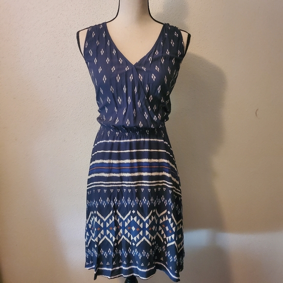 Lucky Brand Tribal Print Sleeveless Dress - Picture 2 of 10
